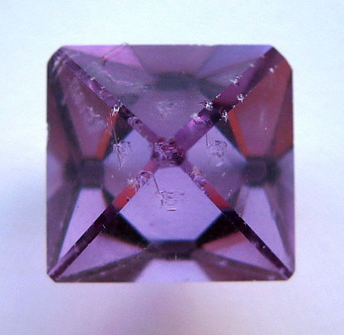 Purple alum crystal